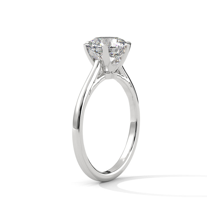 1 CT Six Prong Solitaire Lab Diamond Ring