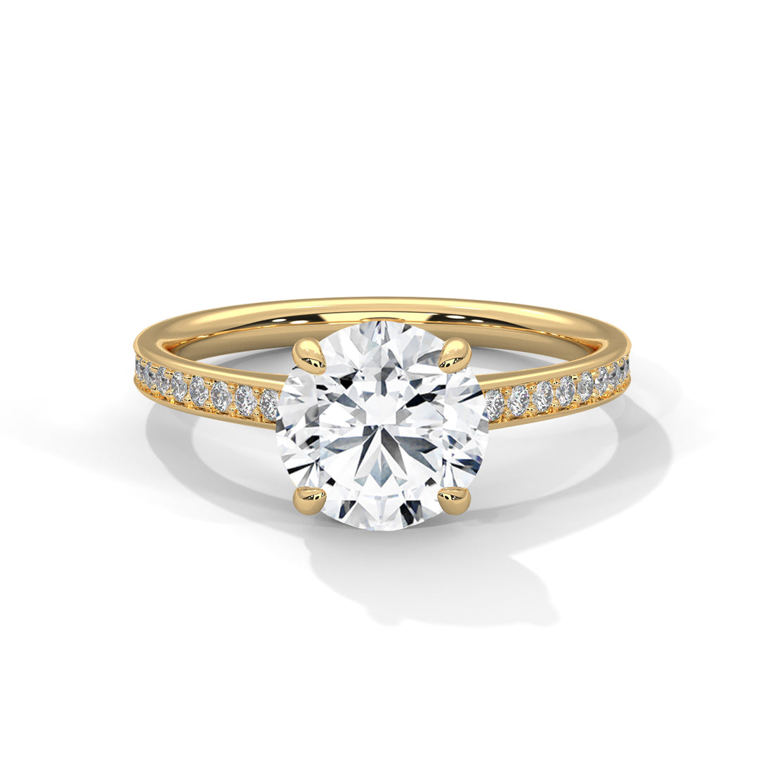 2.21 CT Round Cut Solitaire Diamond Ring