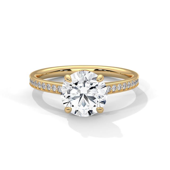 2.21 CT Round Cut Solitaire Diamond Ring