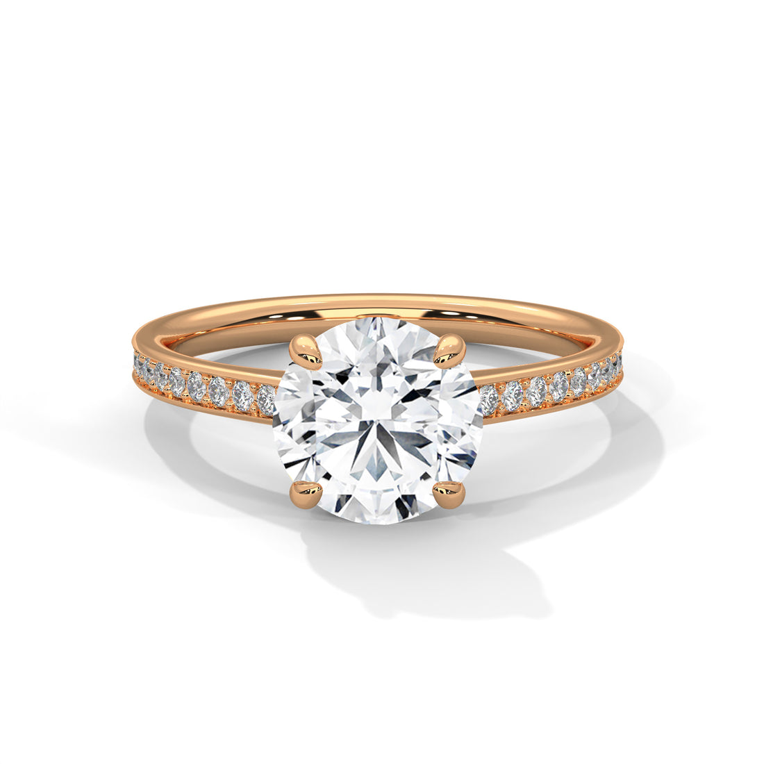 2.21 CT Round Cut Solitaire Diamond Ring