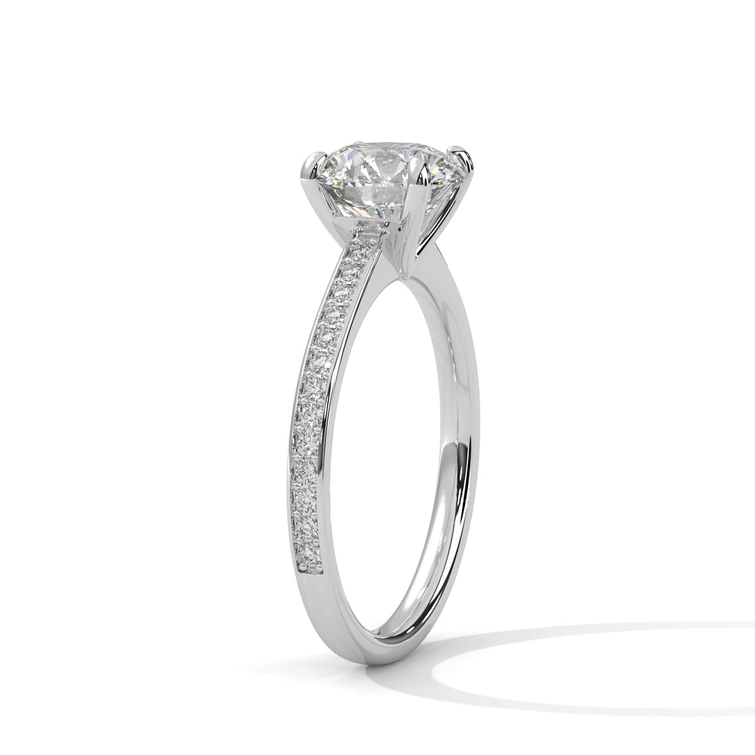 2.21 CT Round Cut Solitaire Diamond Ring