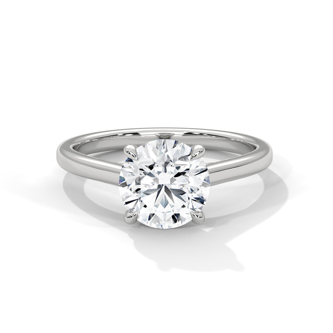 1 CT Four Prong Solitaire Lab Diamond Ring