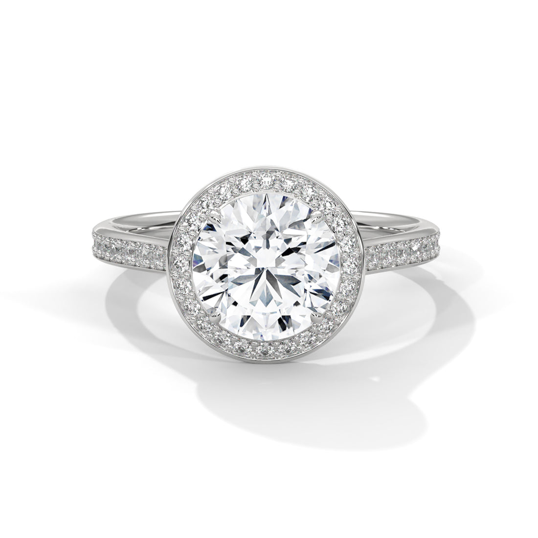 1.34 CT Round Cut Solitaire Diamond Ring