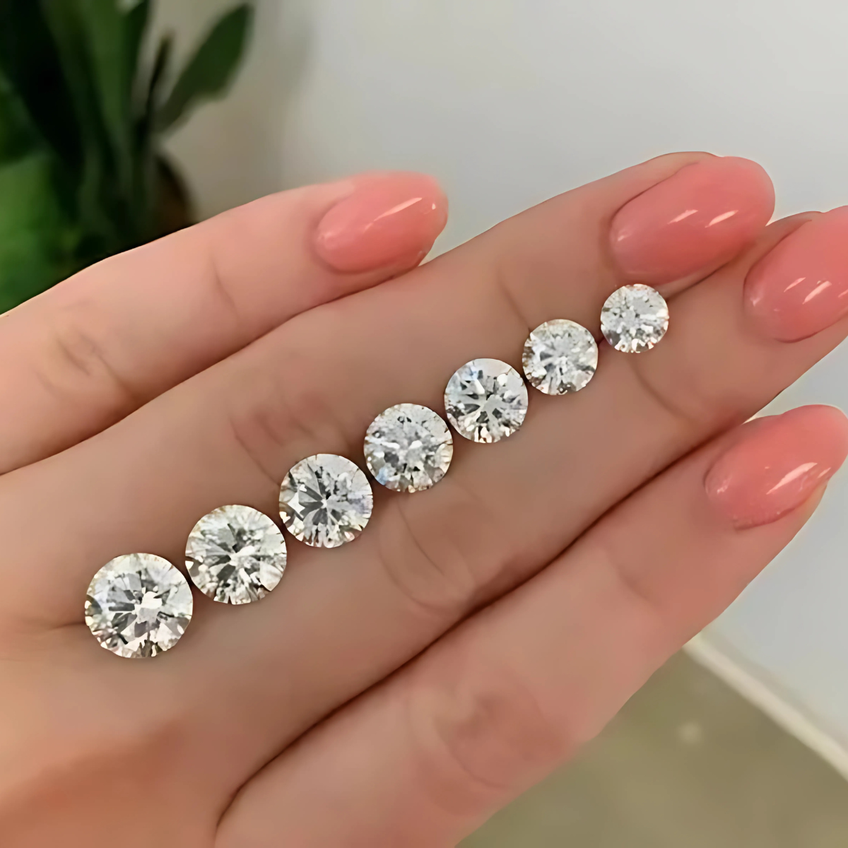 Round Cut Certified Moissanite Diamond D VVS1