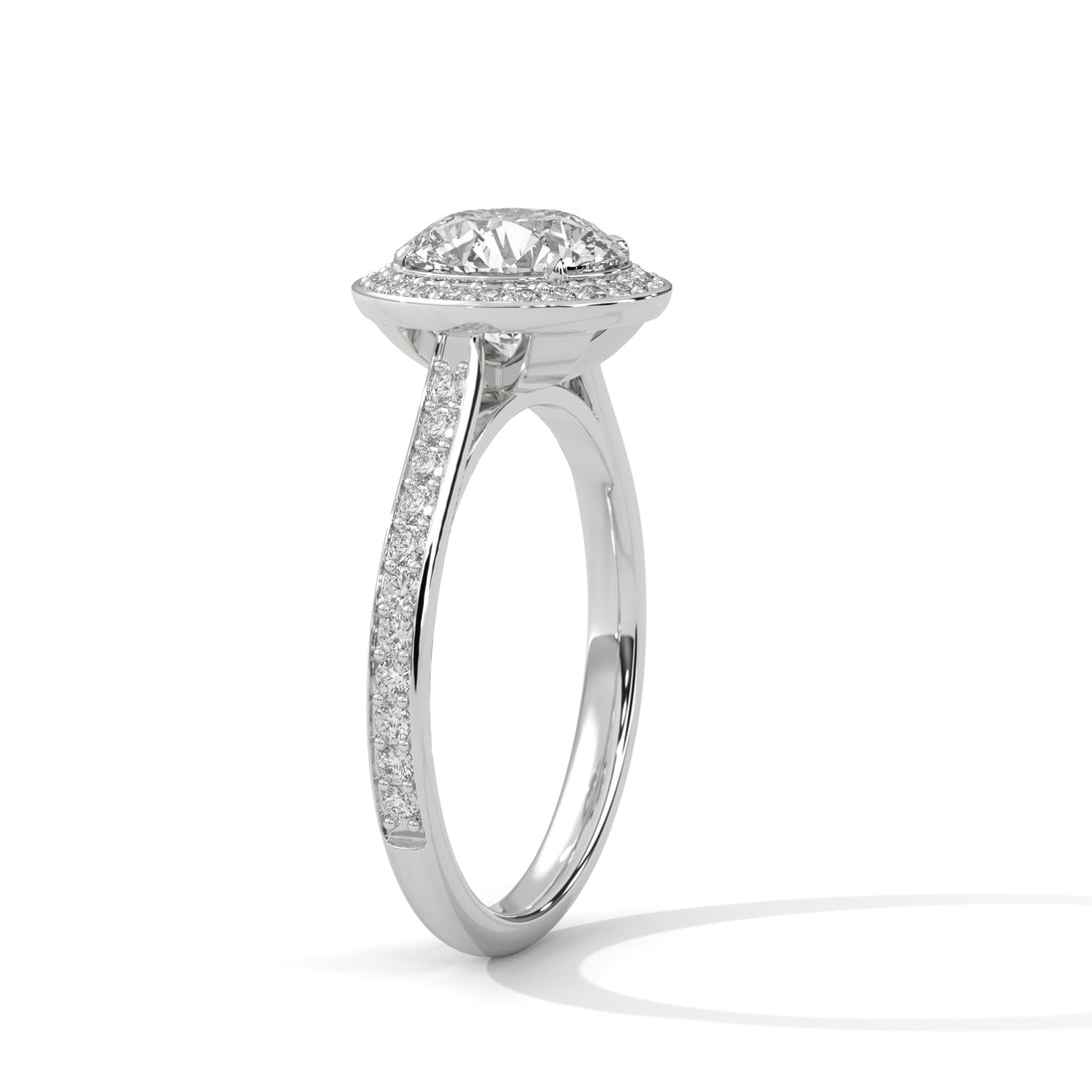 1.34 CT Round Cut Solitaire Diamond Ring