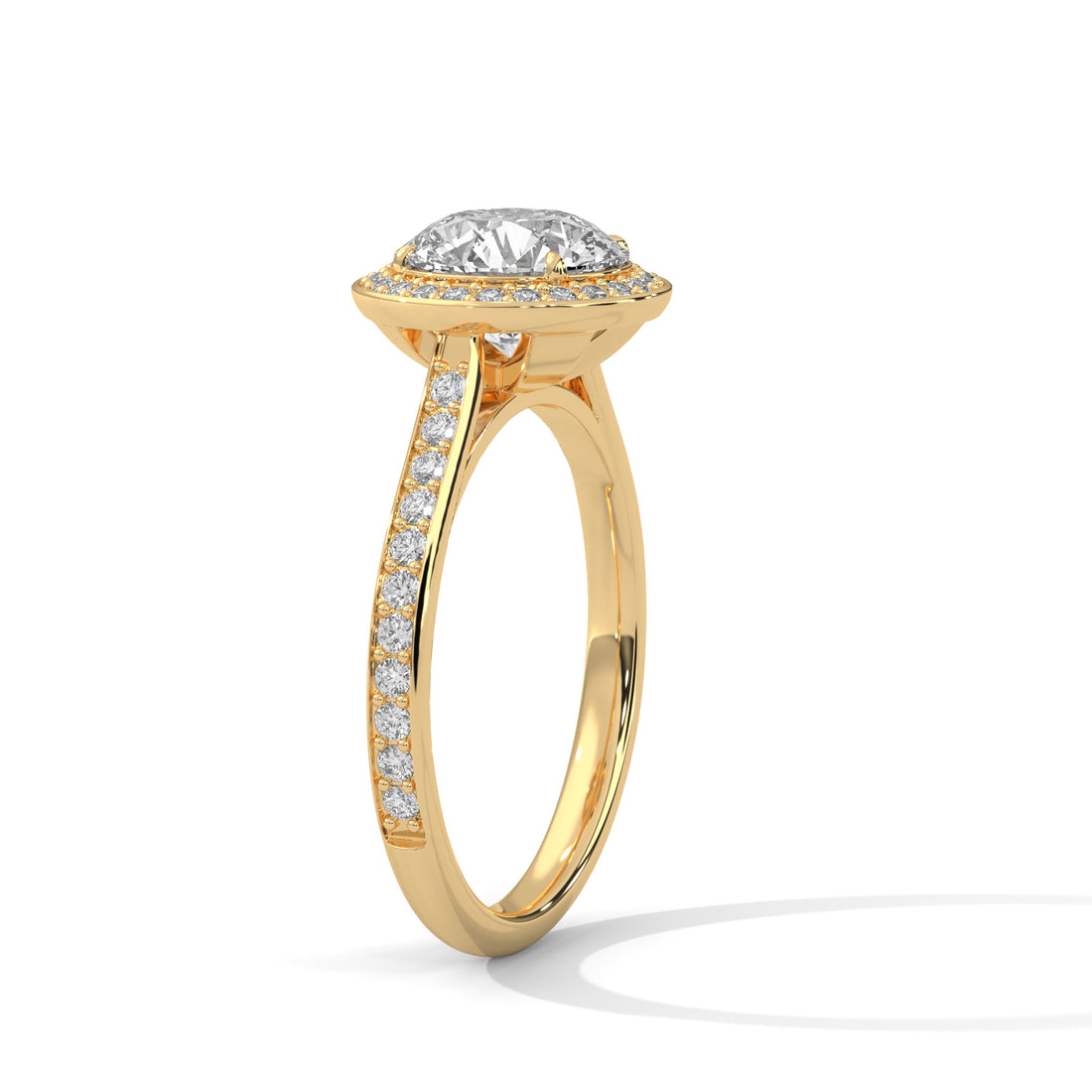 1.34 CT Round Cut Solitaire Diamond Ring