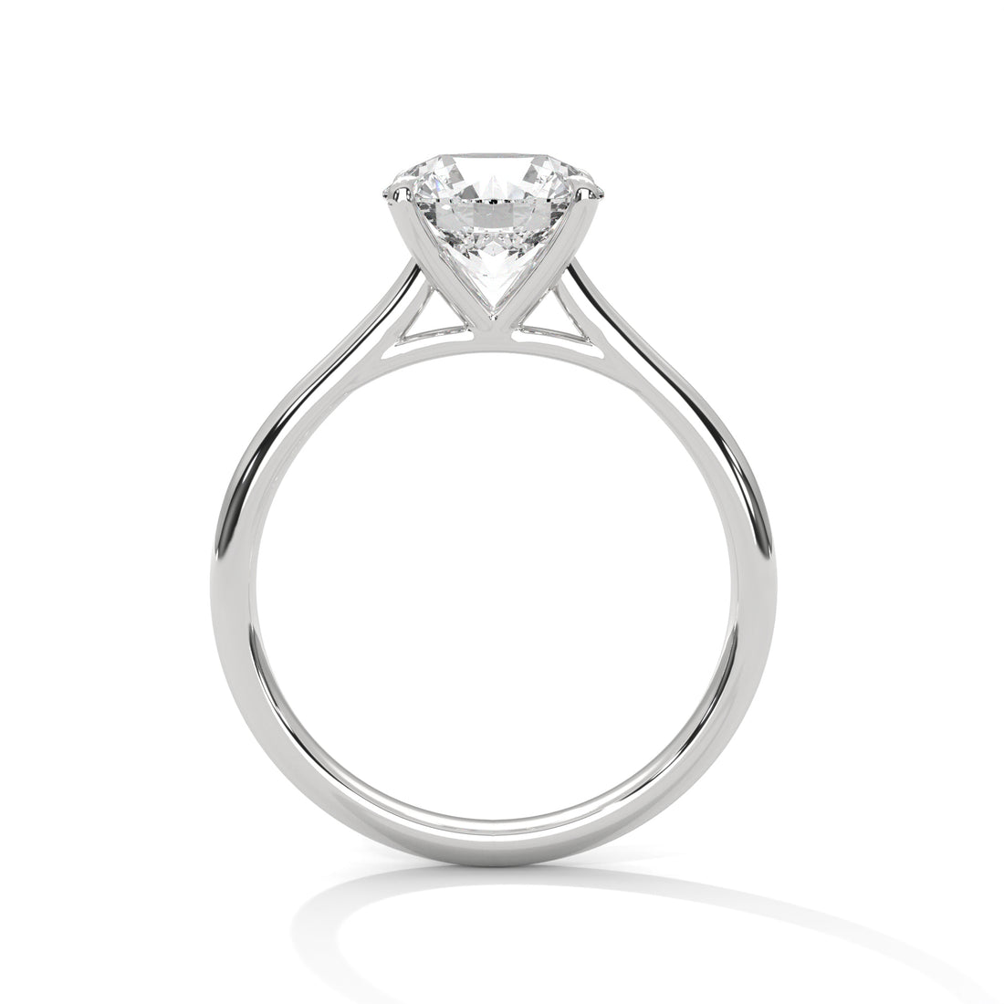 1.00 CT Round Cut Solitaire Diamond Ring