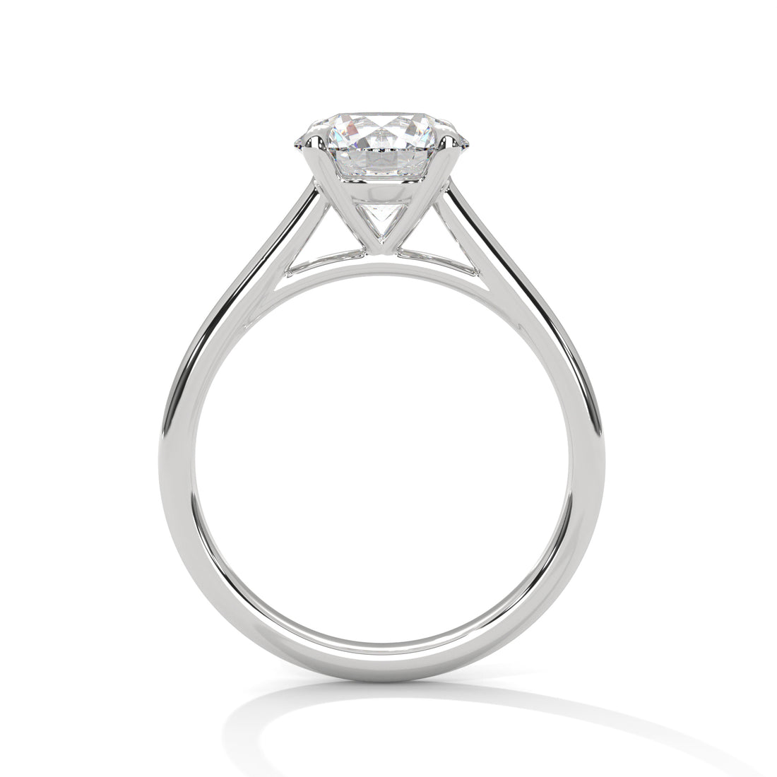 1 CT Four Prong Solitaire Lab Diamond Ring