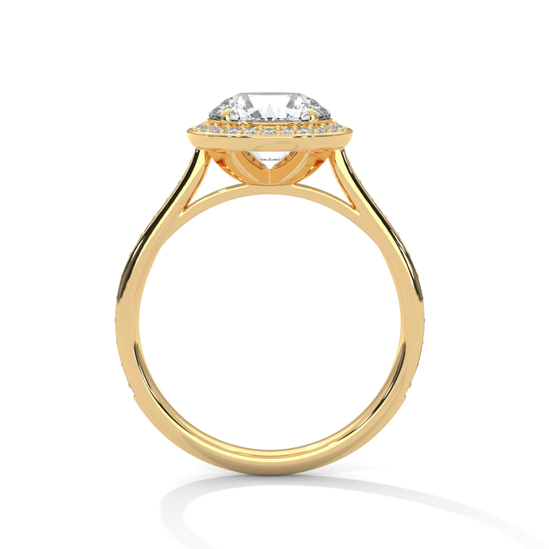 1.34 CT Round Cut Solitaire Diamond Ring