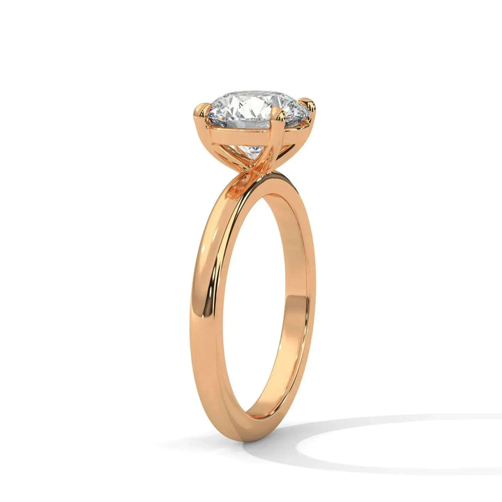 1 CT Portuguese Cut Moissanite Solitaire Engagement Ring in 925 Sterling Silver