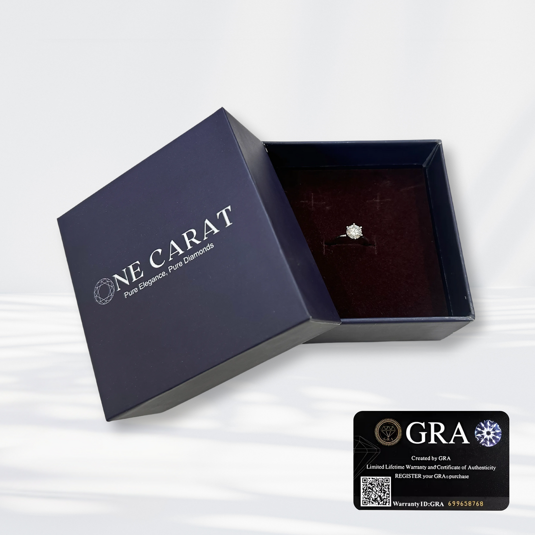 1 CARAT Heart Moissanite Solitaire with Side Accents Engagement Ring in 14K Gold Plated