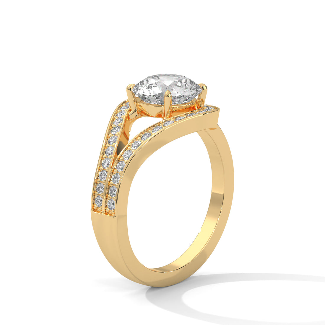2.72 CT Round Cut Solitaire Diamond Ring