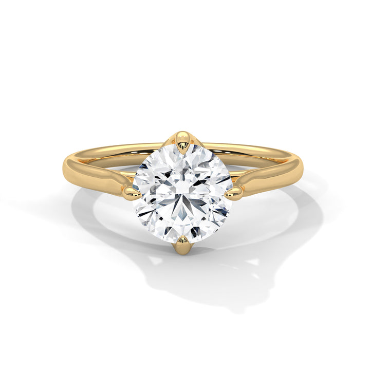 2 CT Round Cut Solitaire Diamond Ring