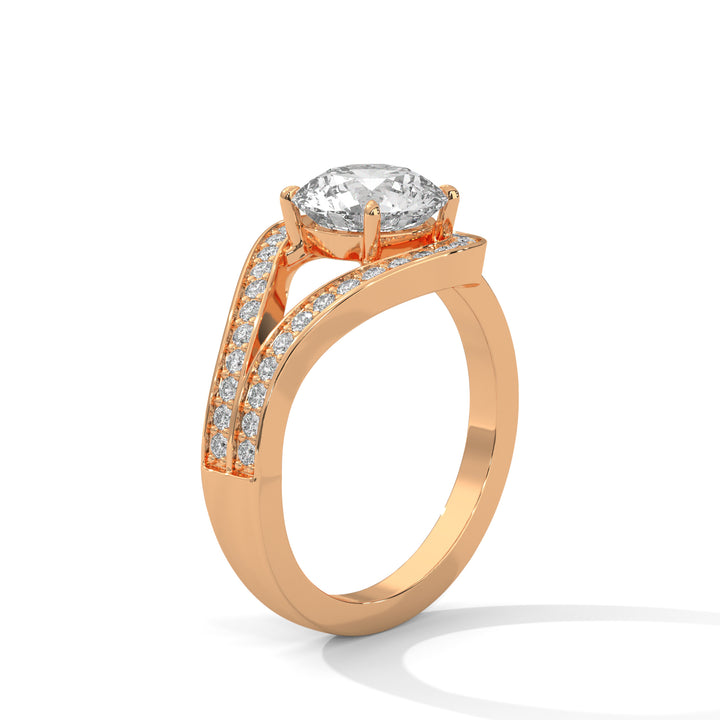 2.72 CT Round Cut Solitaire Diamond Ring