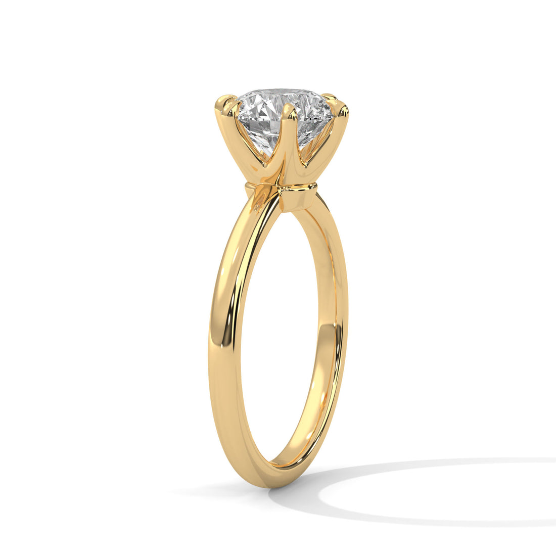 2.00 CT Round Cut Solitaire Diamond Ring