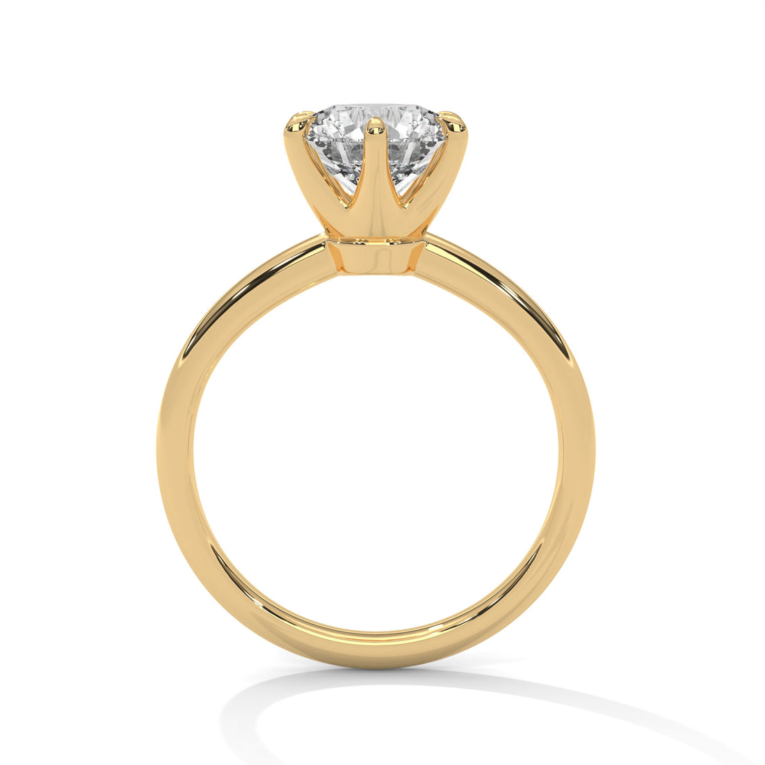 2.00 CT Round Cut Solitaire Diamond Ring