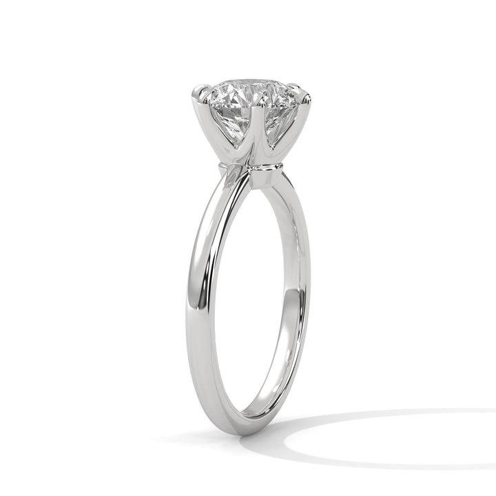 2.00 CT Round Cut Solitaire Diamond Ring