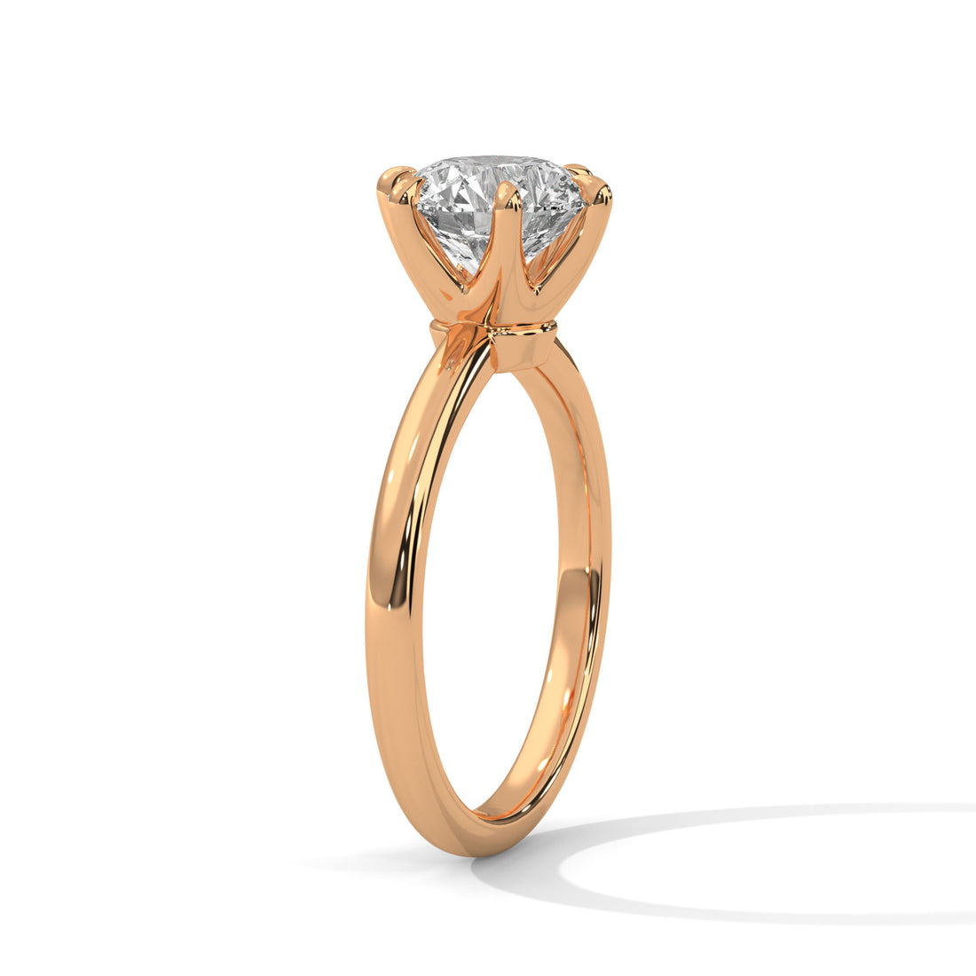 2.00 CT Round Cut Solitaire Diamond Ring
