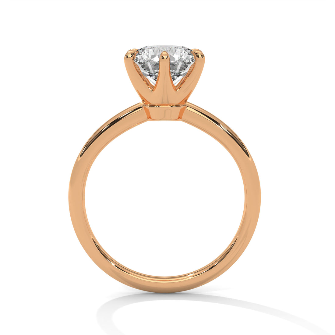 2.00 CT Round Cut Solitaire Diamond Ring