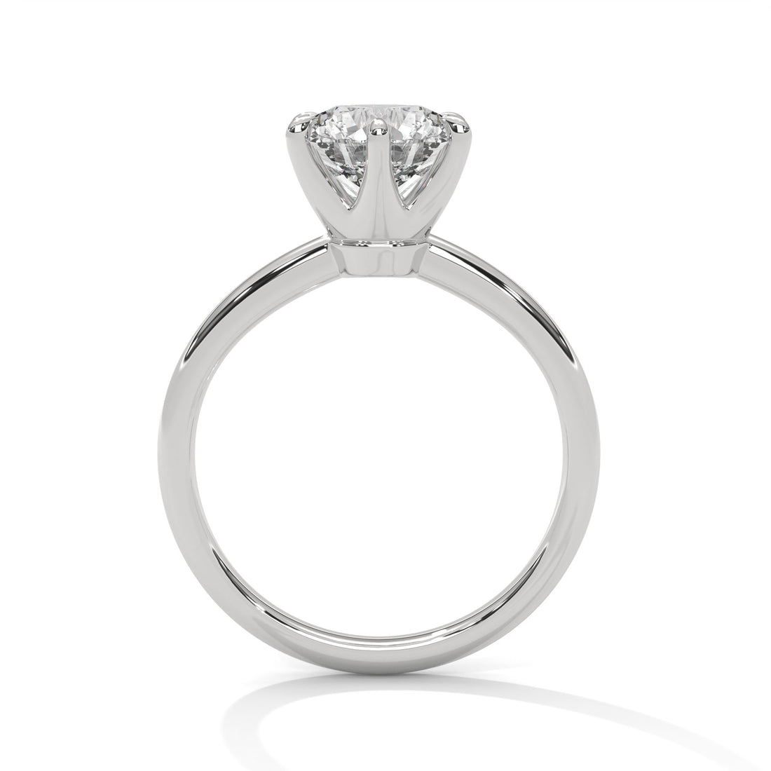 2.00 CT Round Cut Solitaire Diamond Ring