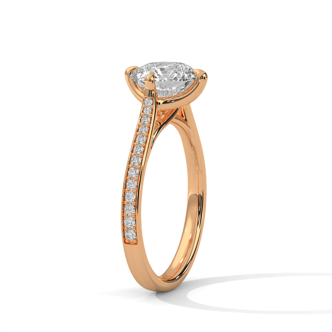 2.18 CT Round Cut Solitaire Diamond Ring