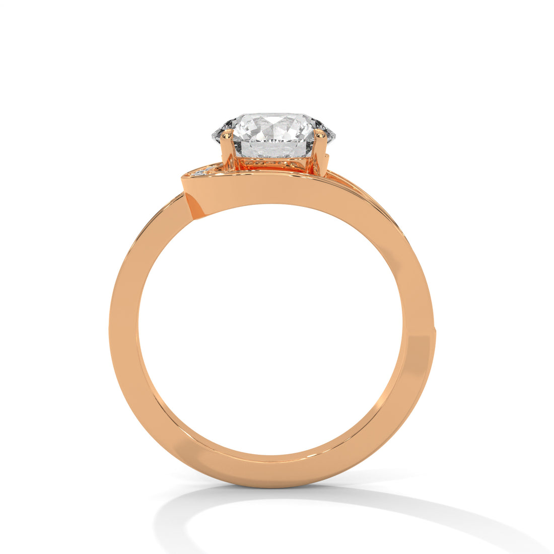 2.72 CT Round Cut Solitaire Diamond Ring