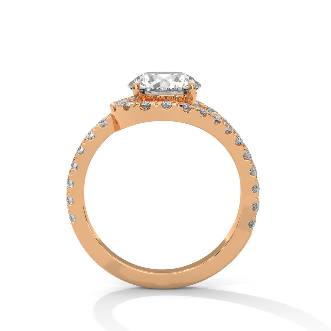 2.72 CT Round Cut Antique Halo Diamond Engagement Ring