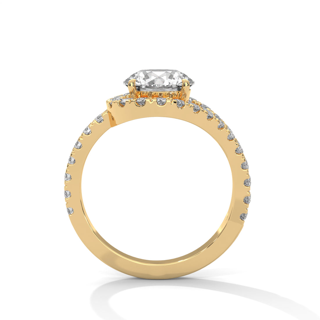 2.72 CT Round Cut Antique Halo Diamond Engagement Ring