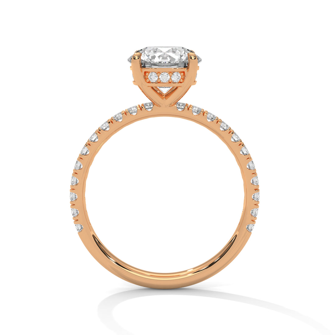 2.47 CT Round Cut With Hidden Accents Solitaire Diamond Ring
