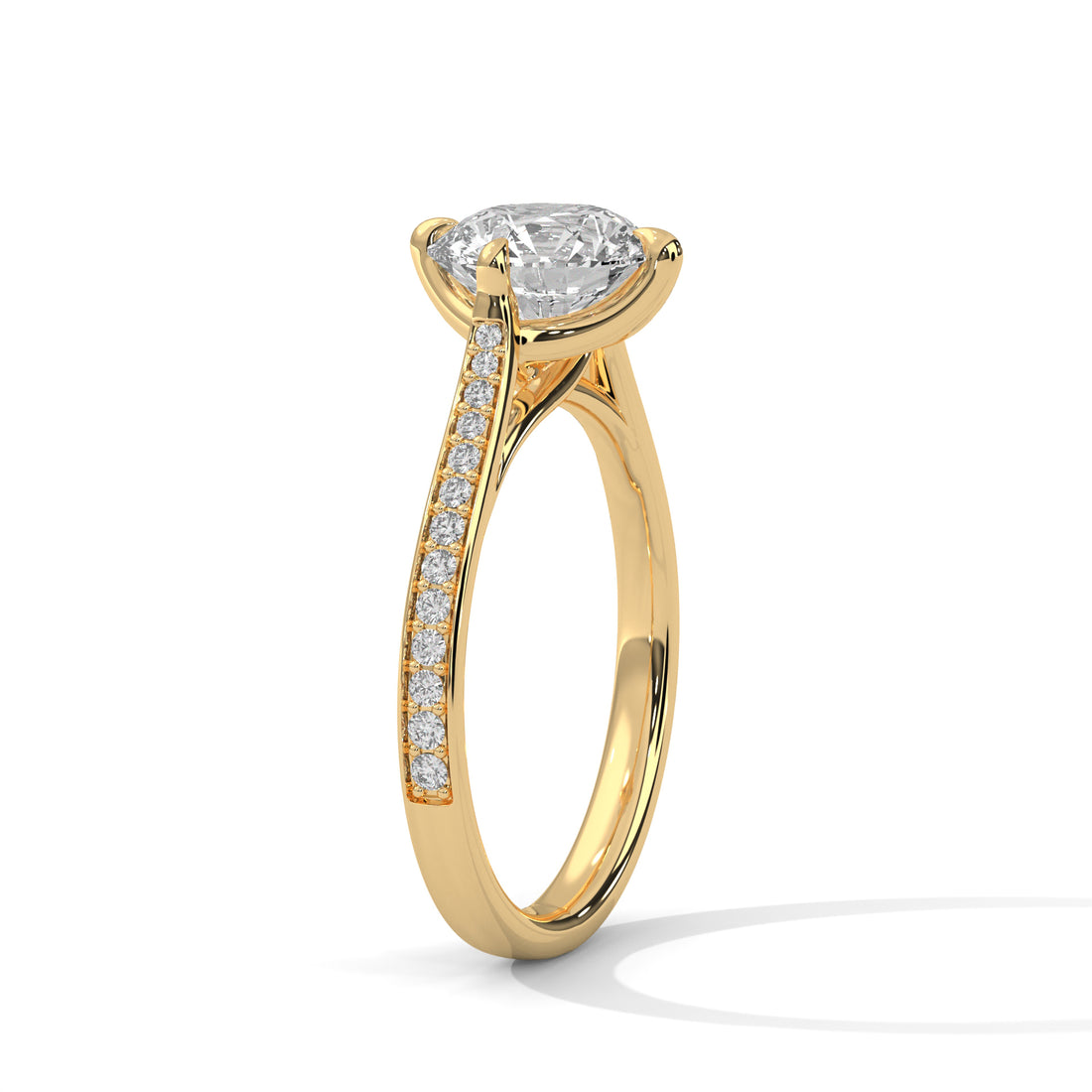 2.18 CT Round Cut Solitaire Diamond Ring