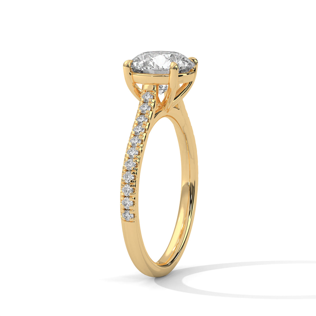 2.22 CT Round Cut Solitaire Diamond Ring
