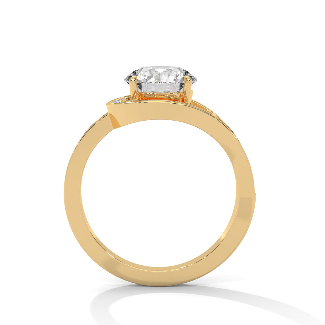 2.72 CT Round Cut Solitaire Diamond Ring