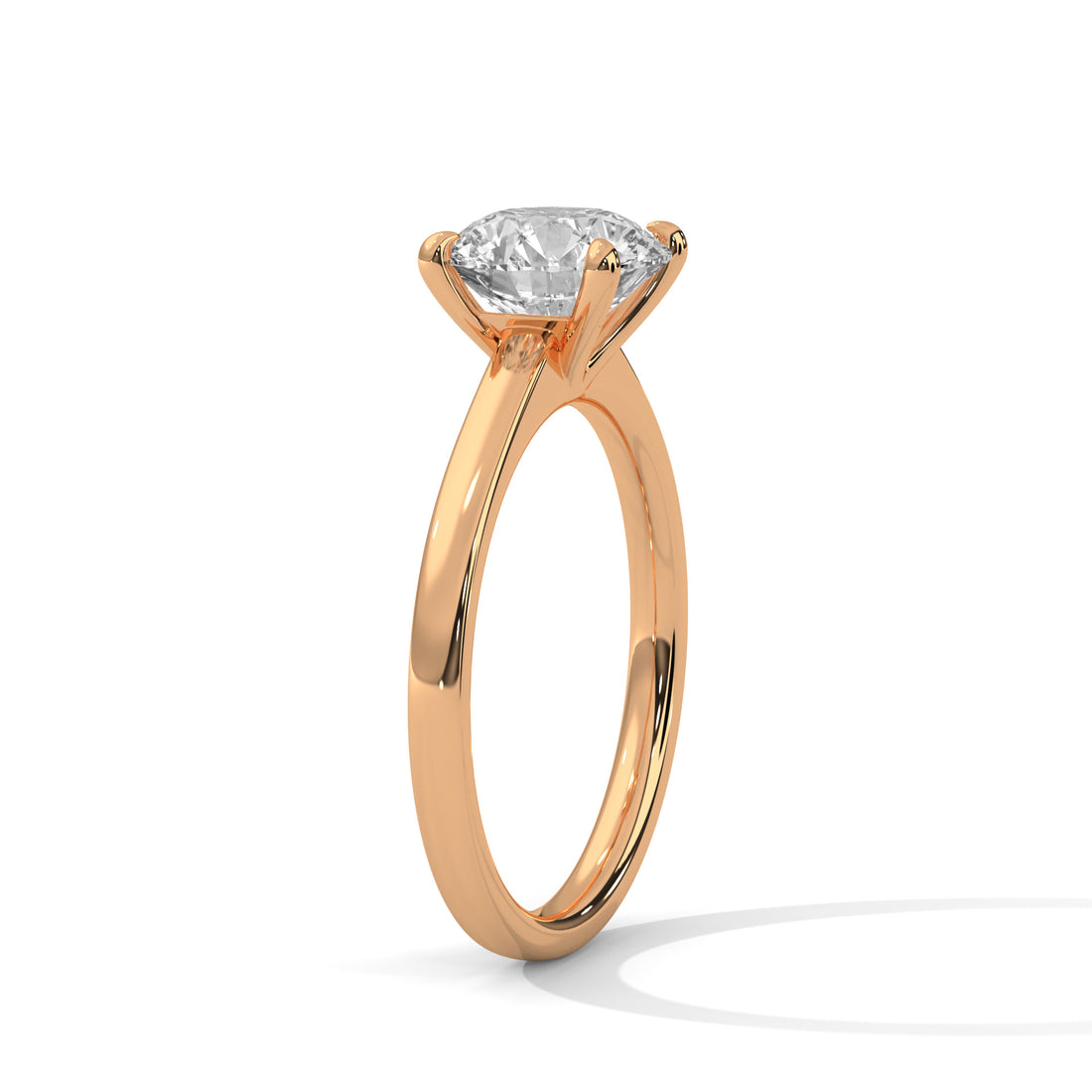 2.00 CT Round Cut Four Prongs Solitaire Diamond Ring
