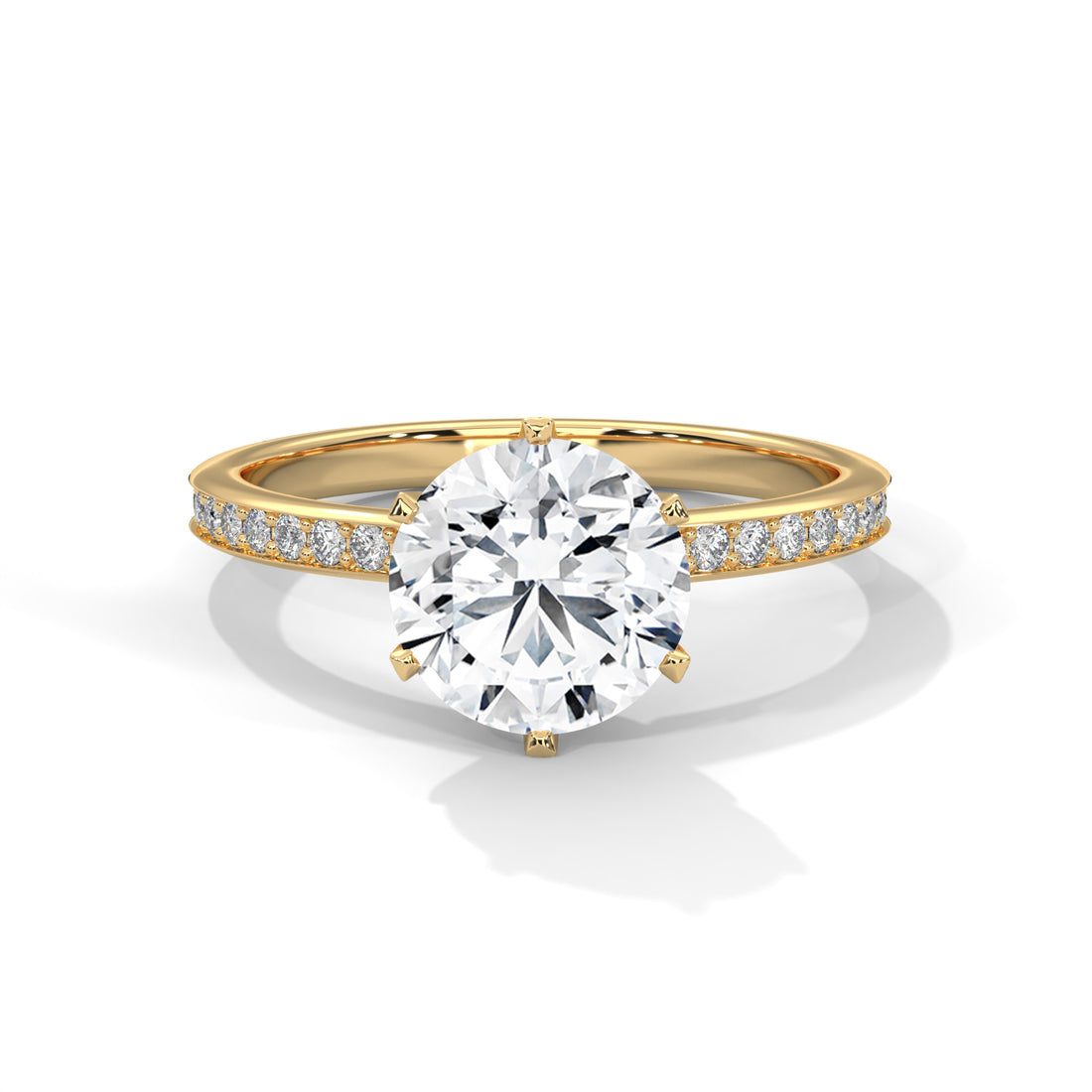 1.24 CT Round Cut Solitaire Diamond Ring