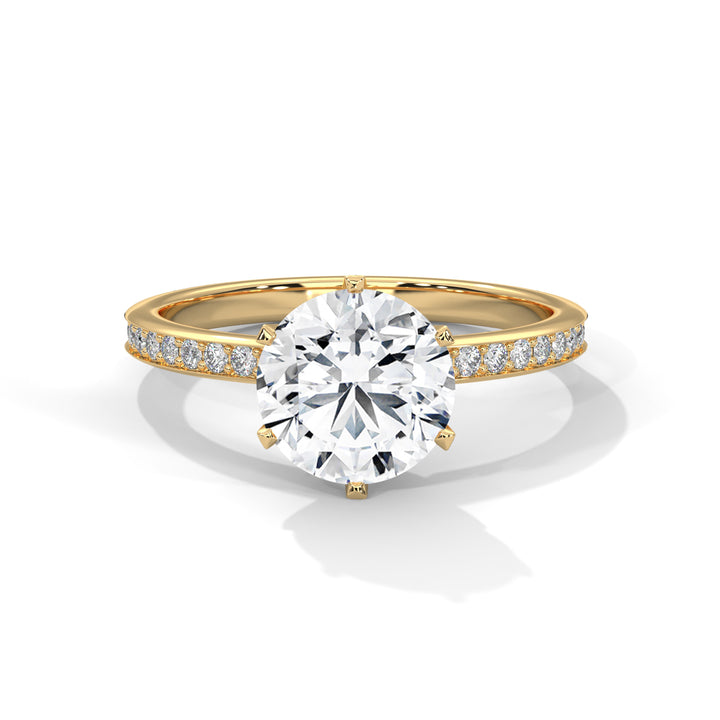 1.24 CT Round Cut Solitaire Diamond Ring