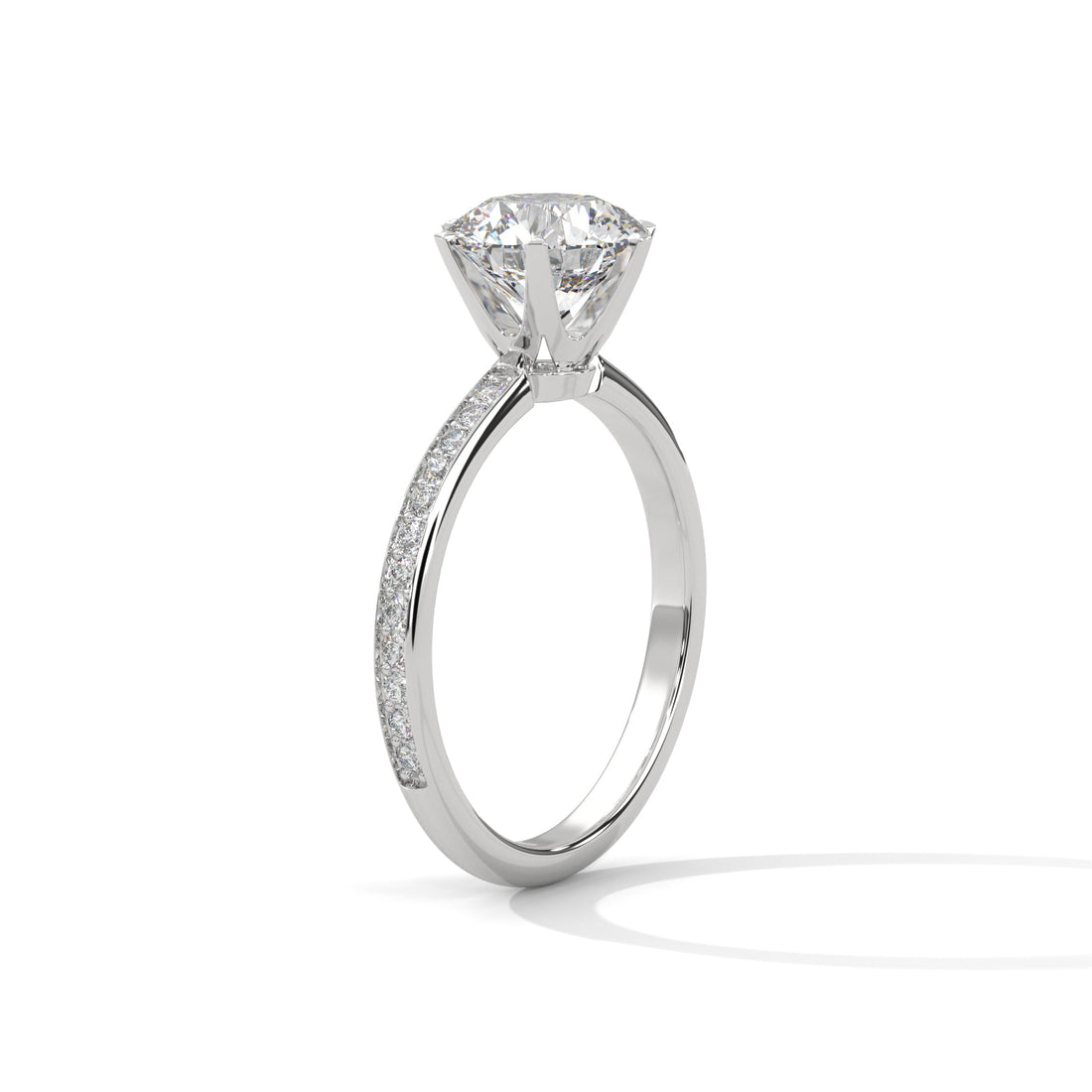 1.24 CT Round Cut Solitaire Diamond Ring
