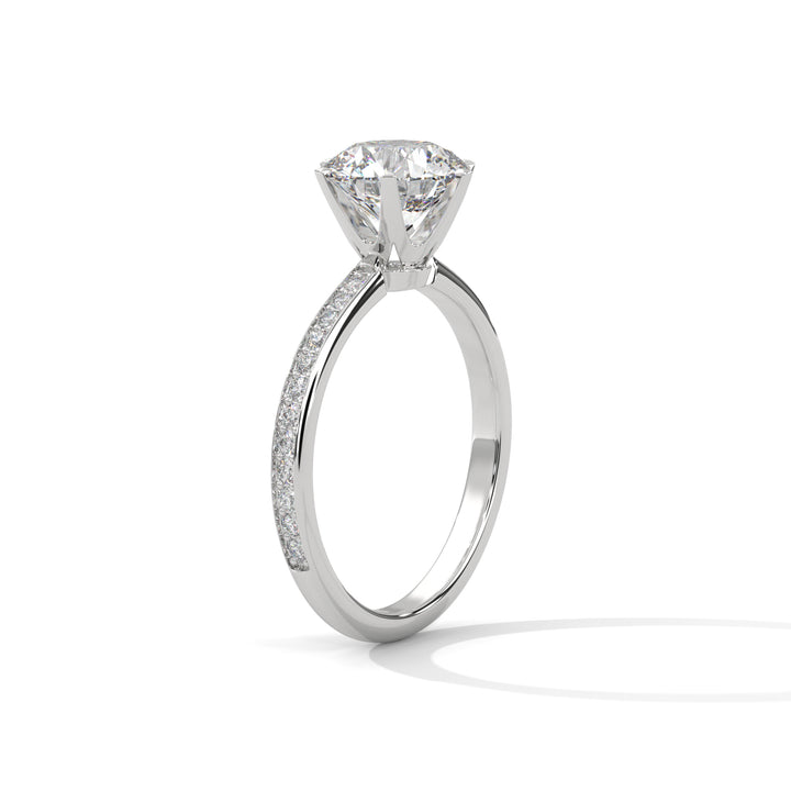 1.24 CT Round Cut Solitaire Diamond Ring