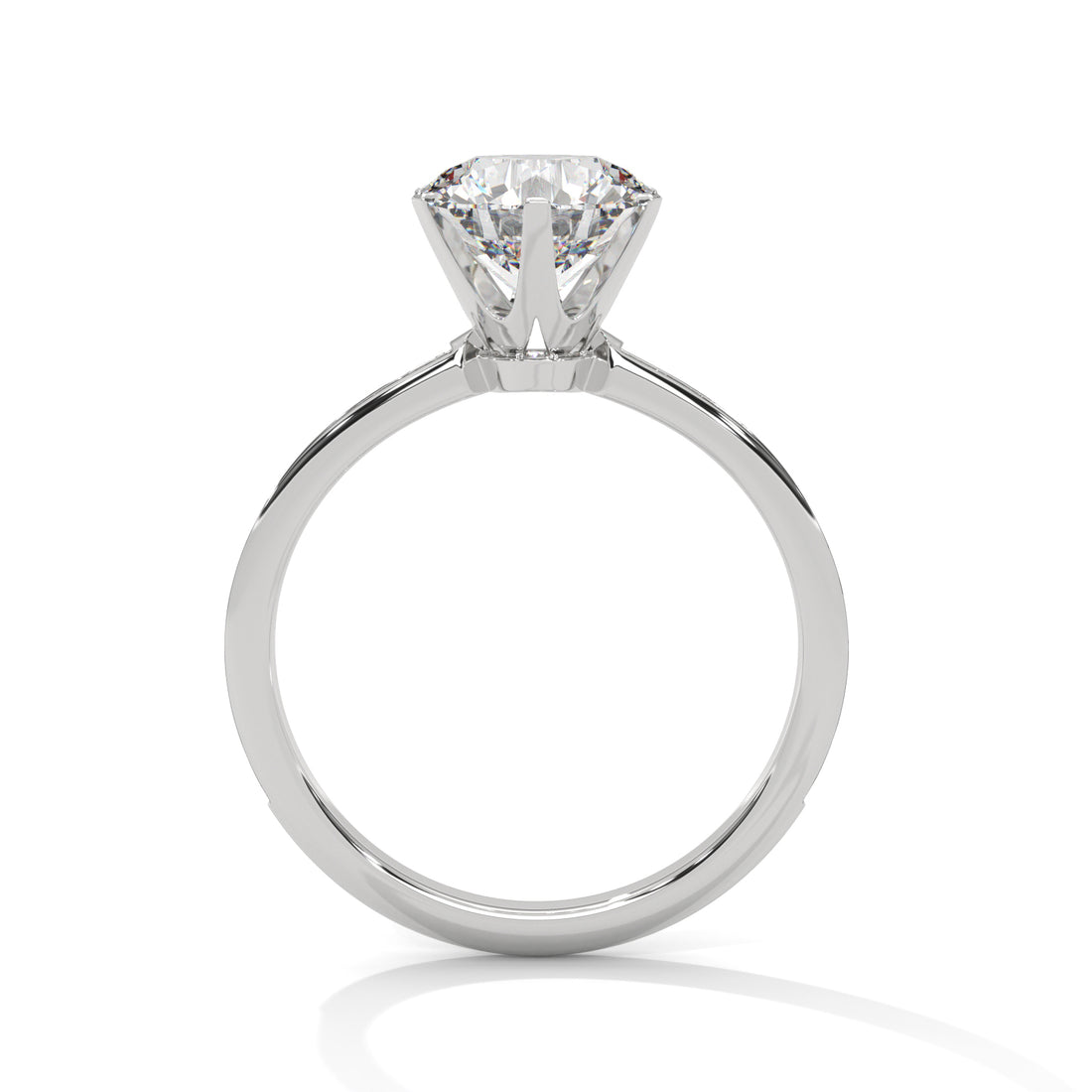 1.24 CT Round Cut Solitaire Diamond Ring