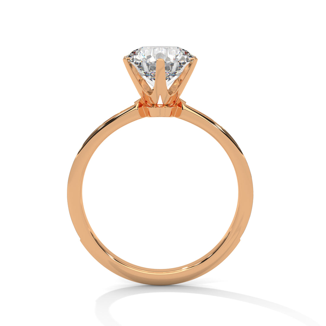 1.24 CT Round Cut Solitaire Diamond Ring