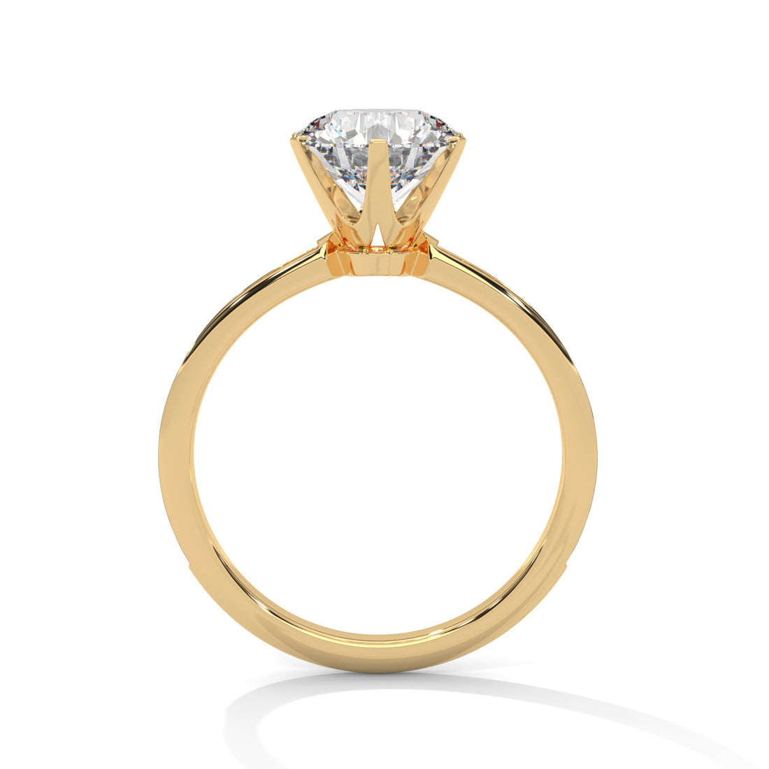 1.24 CT Round Cut Solitaire Diamond Ring