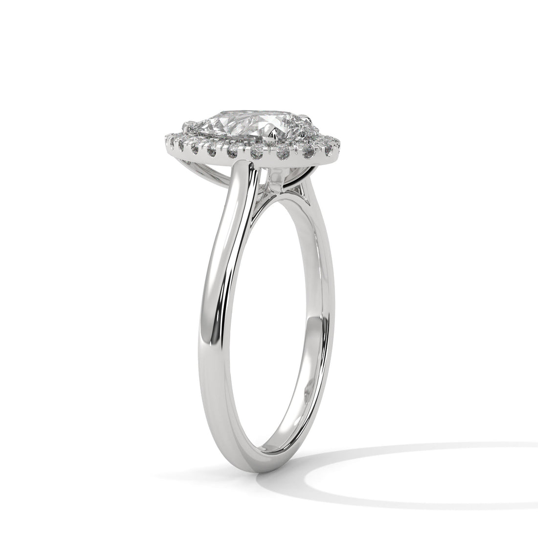 2.26 CT Oval Cut Solitaire Diamond Ring