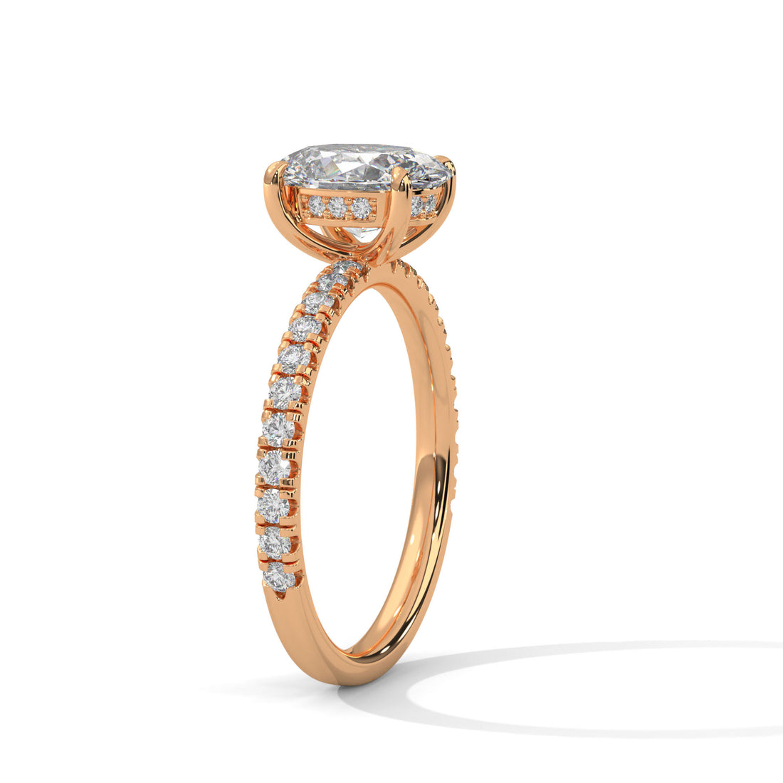 2.46 CT Oval Cut With Hidden Accents Solitaire Diamond Ring