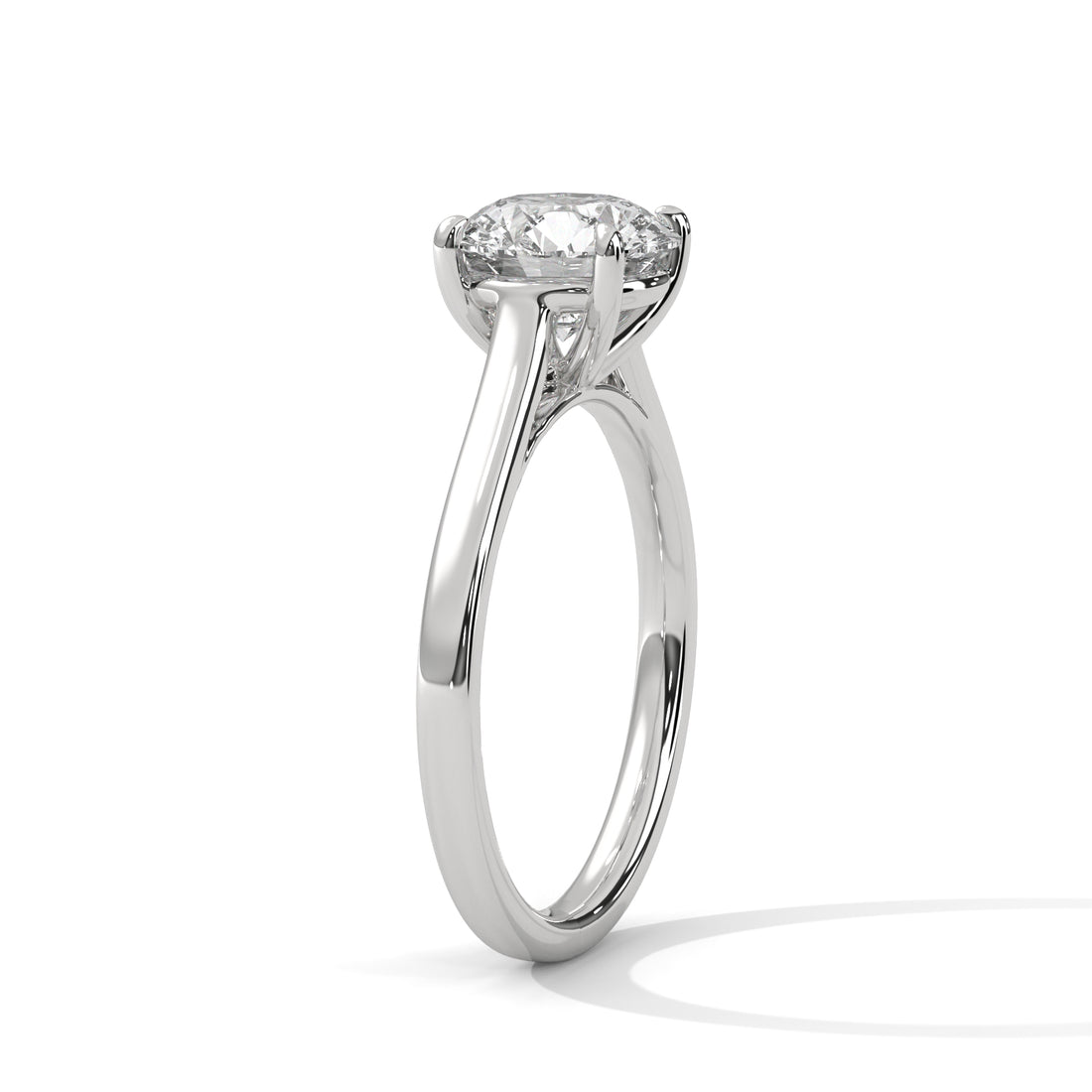 2 CT Round Cut Four Prong Solitaire Diamond Ring