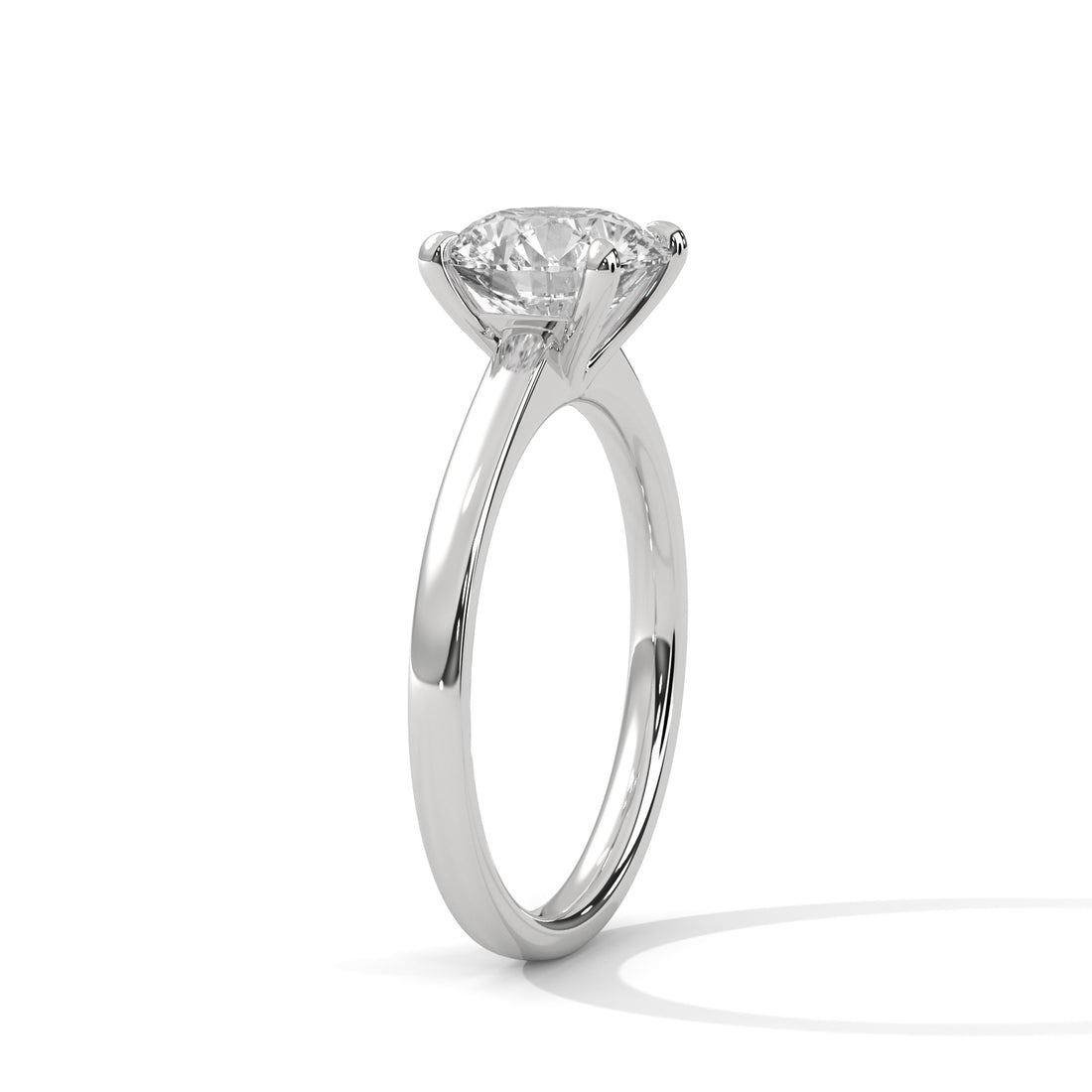 2.00 CT Round Cut Four Prongs Solitaire Diamond Ring