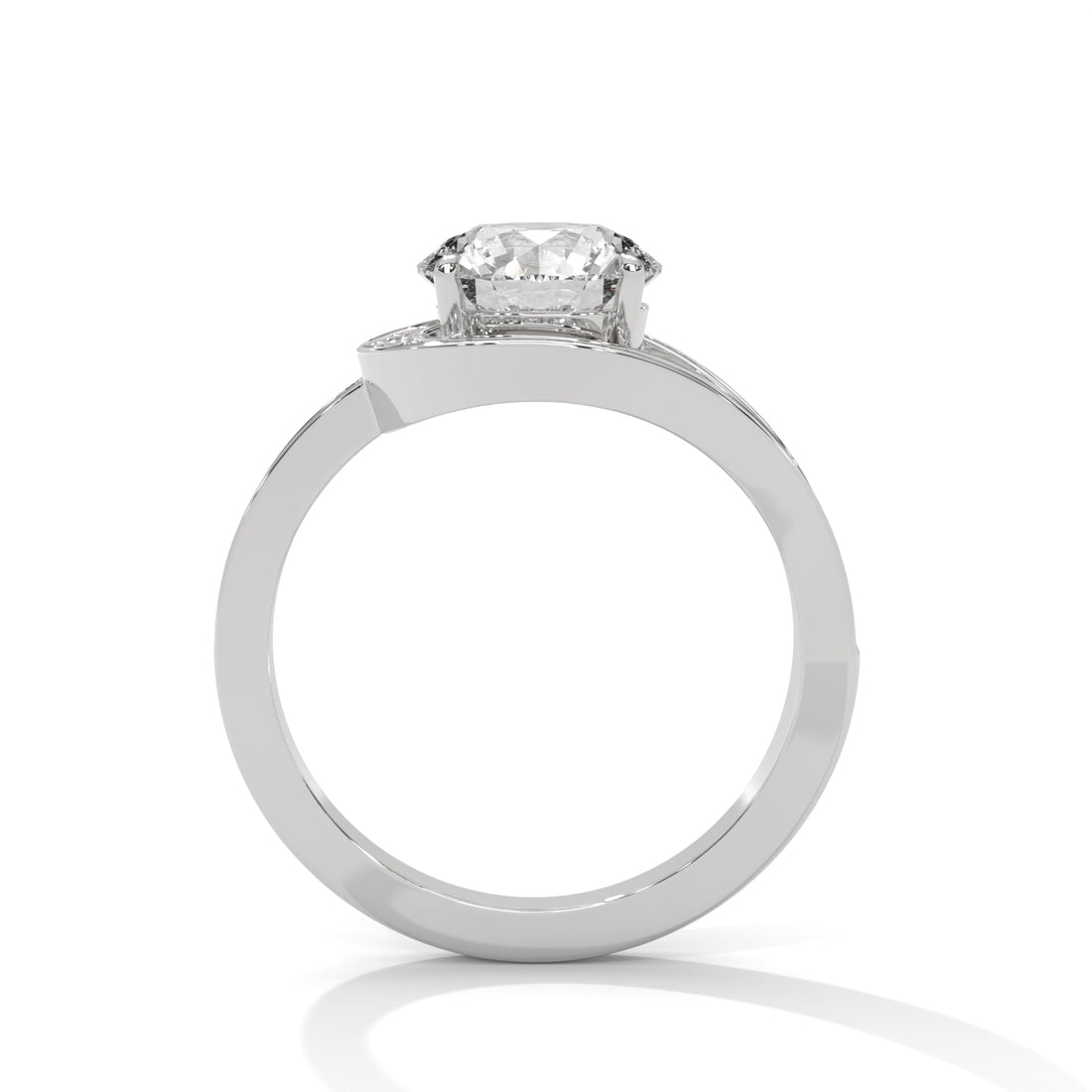 2.72 CT Round Cut Solitaire Diamond Ring