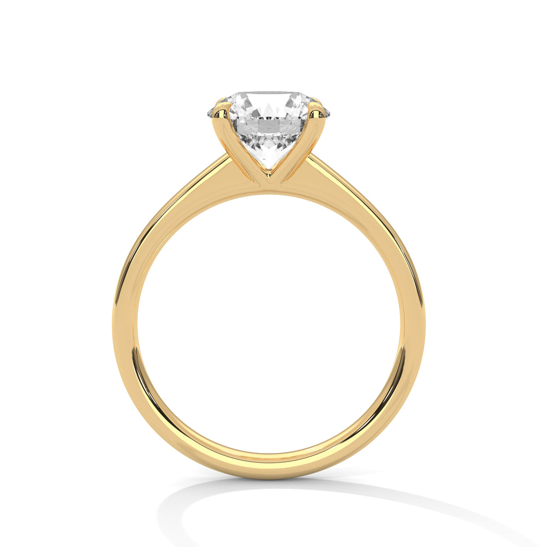 2.00 CT Round Cut Four Prongs Solitaire Diamond Ring