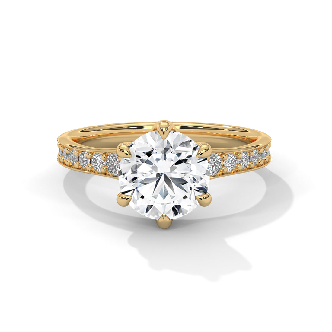 2.27 CT Round Cut Solitaire Diamond Ring