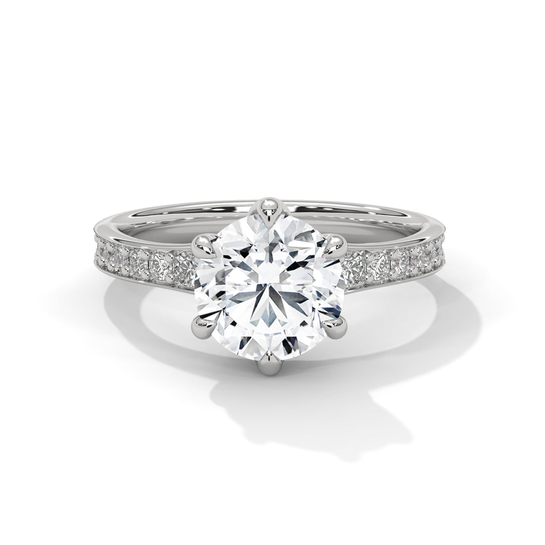 2.27 CT Round Cut Solitaire Diamond Ring