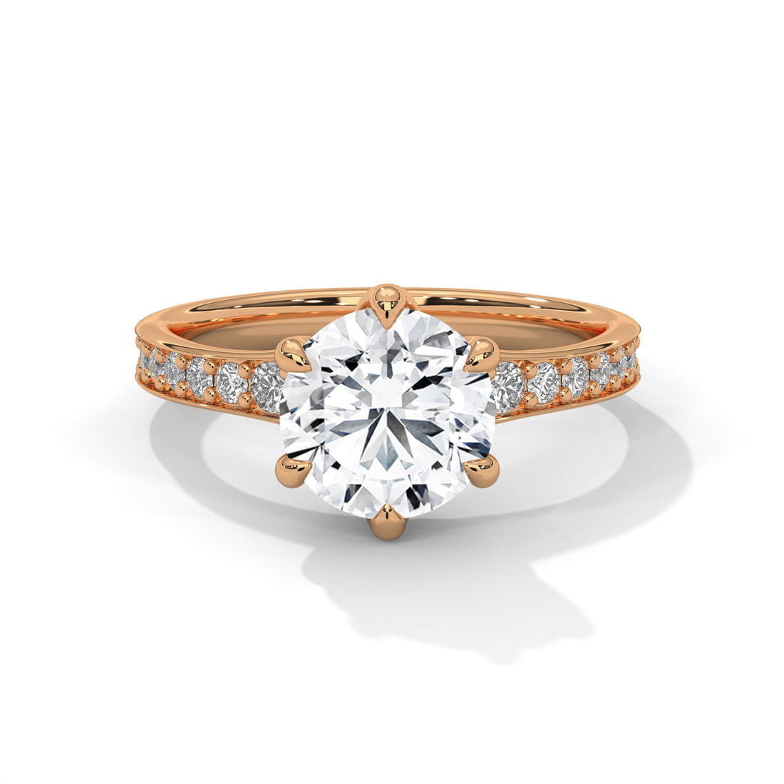2.27 CT Round Cut Solitaire Diamond Ring