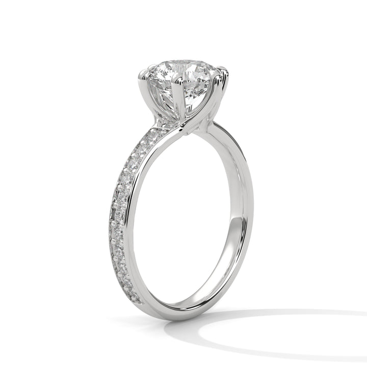 2.27 CT Round Cut Solitaire Diamond Ring